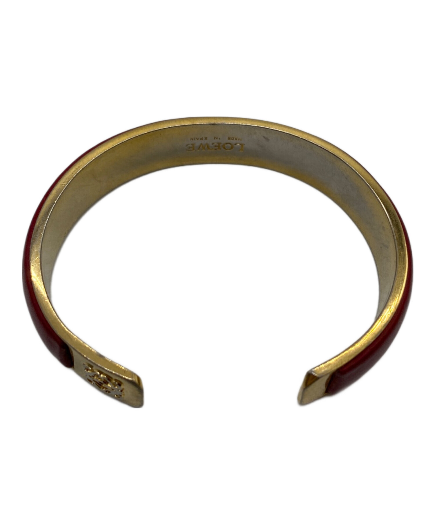 中古・古着通販】LOEWE (ロエベ) バングル レッド サイズ:Free 