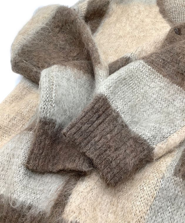 中古・古着通販】Needles (ニードルズ) モヘアカーディガン ブラウン