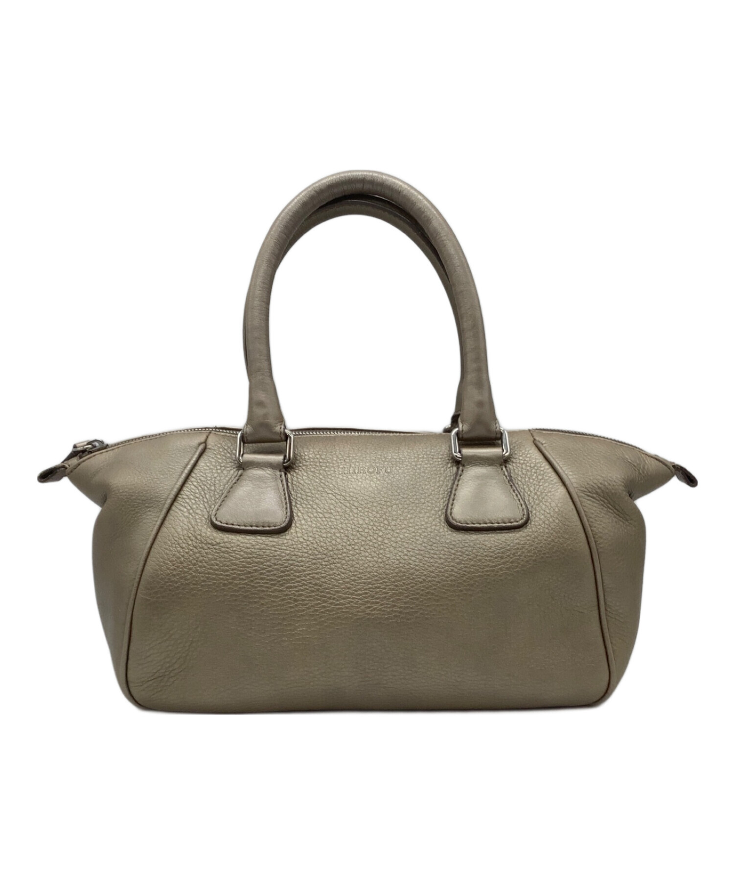 美品　ヒロフ　HIROFU ハンドバッグ 中古・古着通販】HIROFU (ヒロフ) レザーハンドバッグ シャンパン