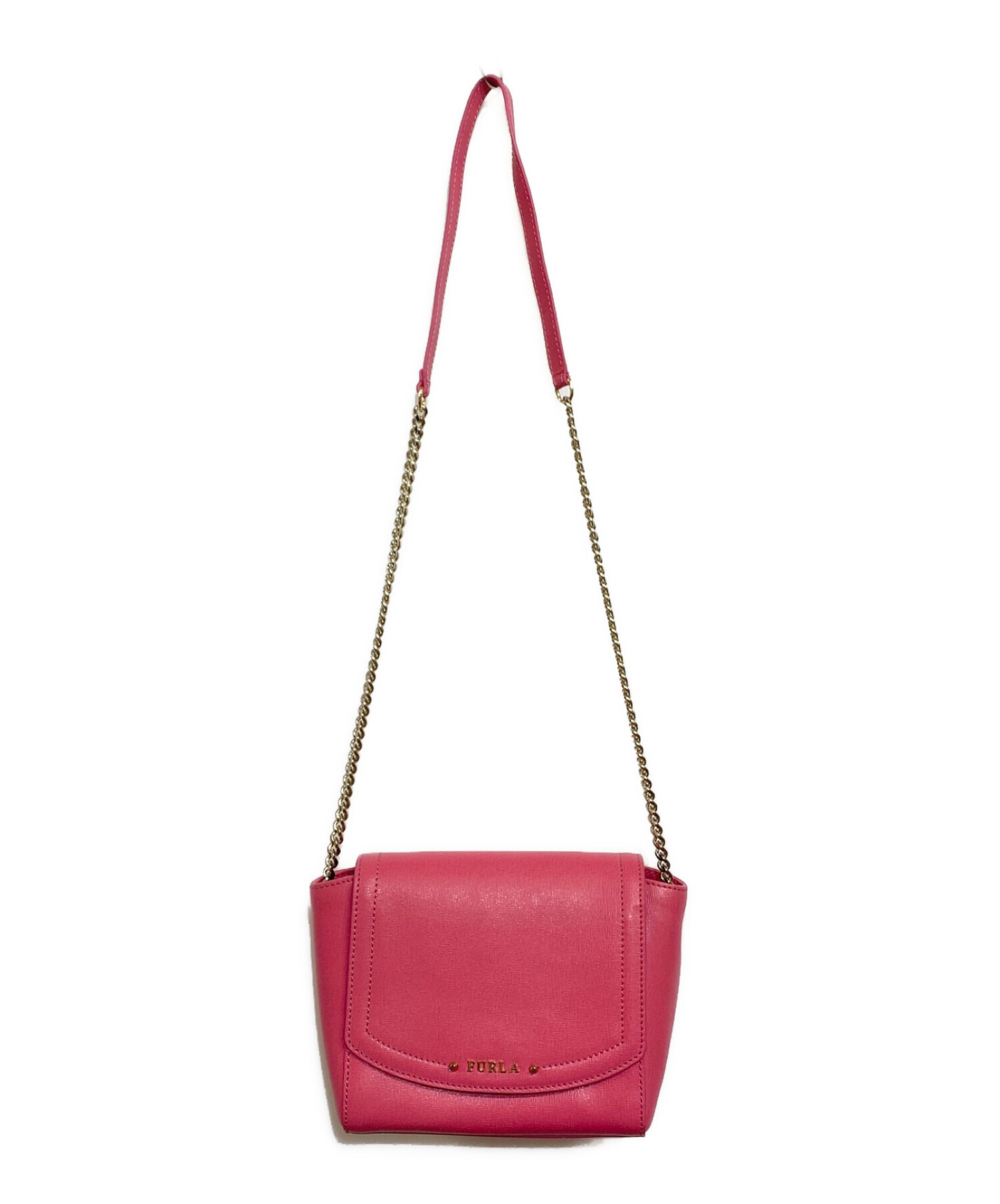 中古・古着通販】FURLA (フルラ) チェーンショルダーバッグ 