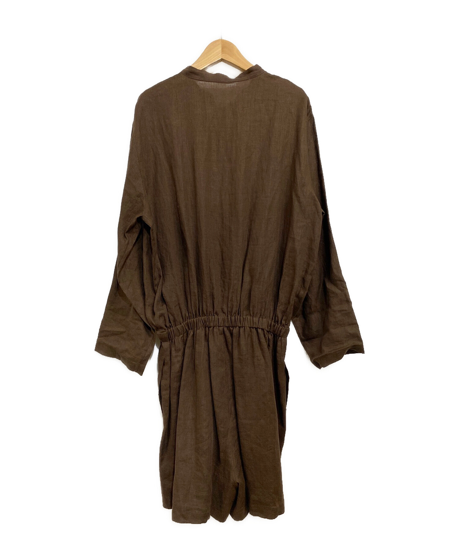 中古・古着通販】archi (アーキ) LINEN ALL IN ONE ブラウン サイズ  