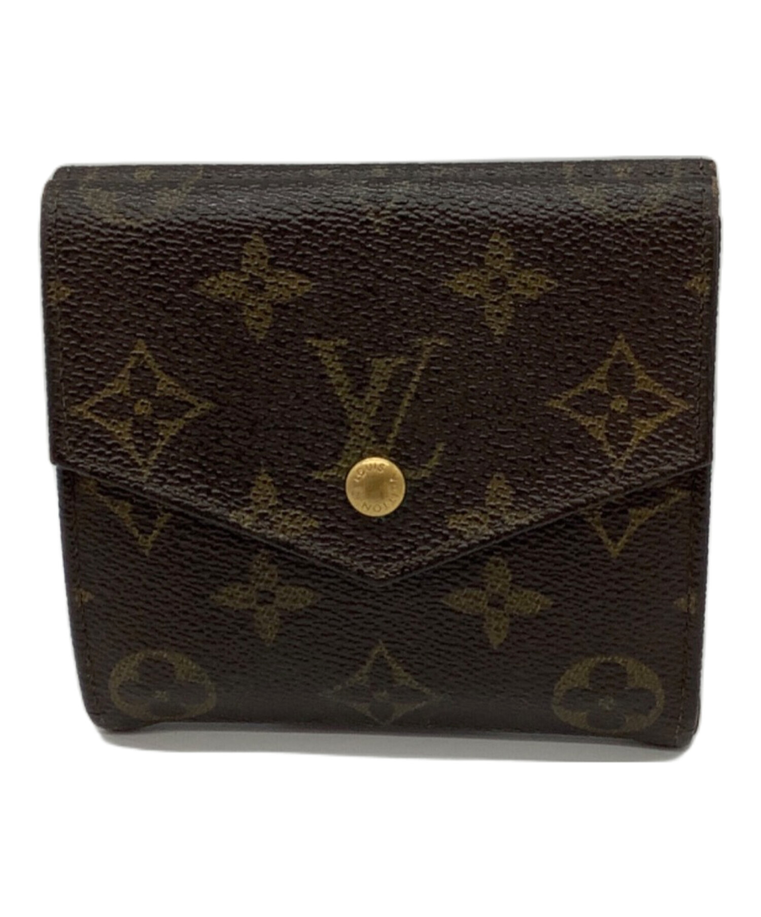 Louis Vuitton 3つ折財布　中古　ブランド　早い者勝ち　人気商品　期間限定　大特価　在庫限り 中古・古着通販】LOUIS VUITTON (ルイ ヴィトン) 3つ折り財布 ブラウン