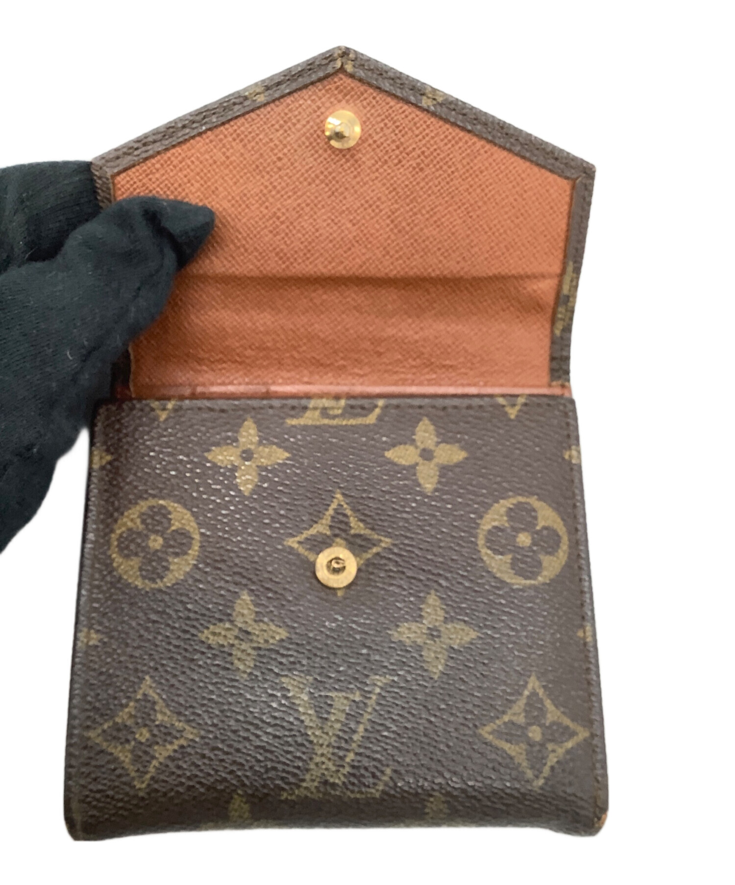 中古・古着通販】LOUIS VUITTON (ルイ ヴィトン) 3つ折り財布 ブラウン