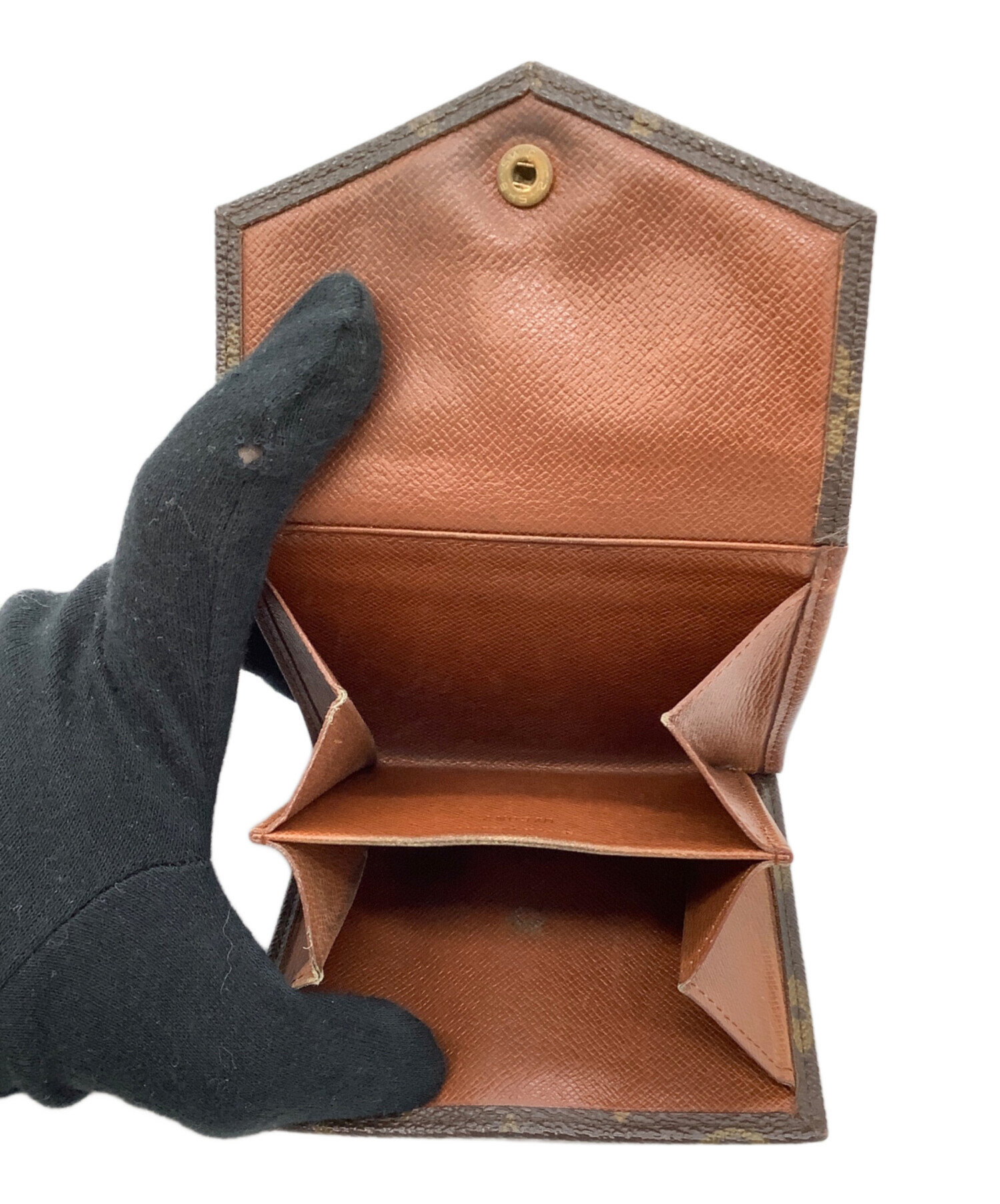 中古・古着通販】LOUIS VUITTON (ルイ ヴィトン) 3つ折り財布 ブラウン