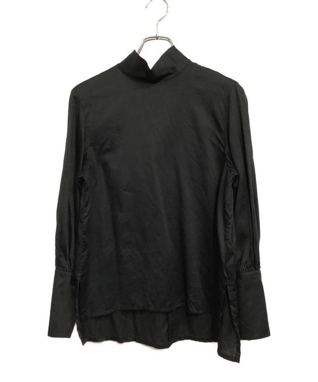 foufou high neck dress shirts シャツ　ブラック 中古・古着通販】foufou (フーフー) high neck dress shirts ブラック