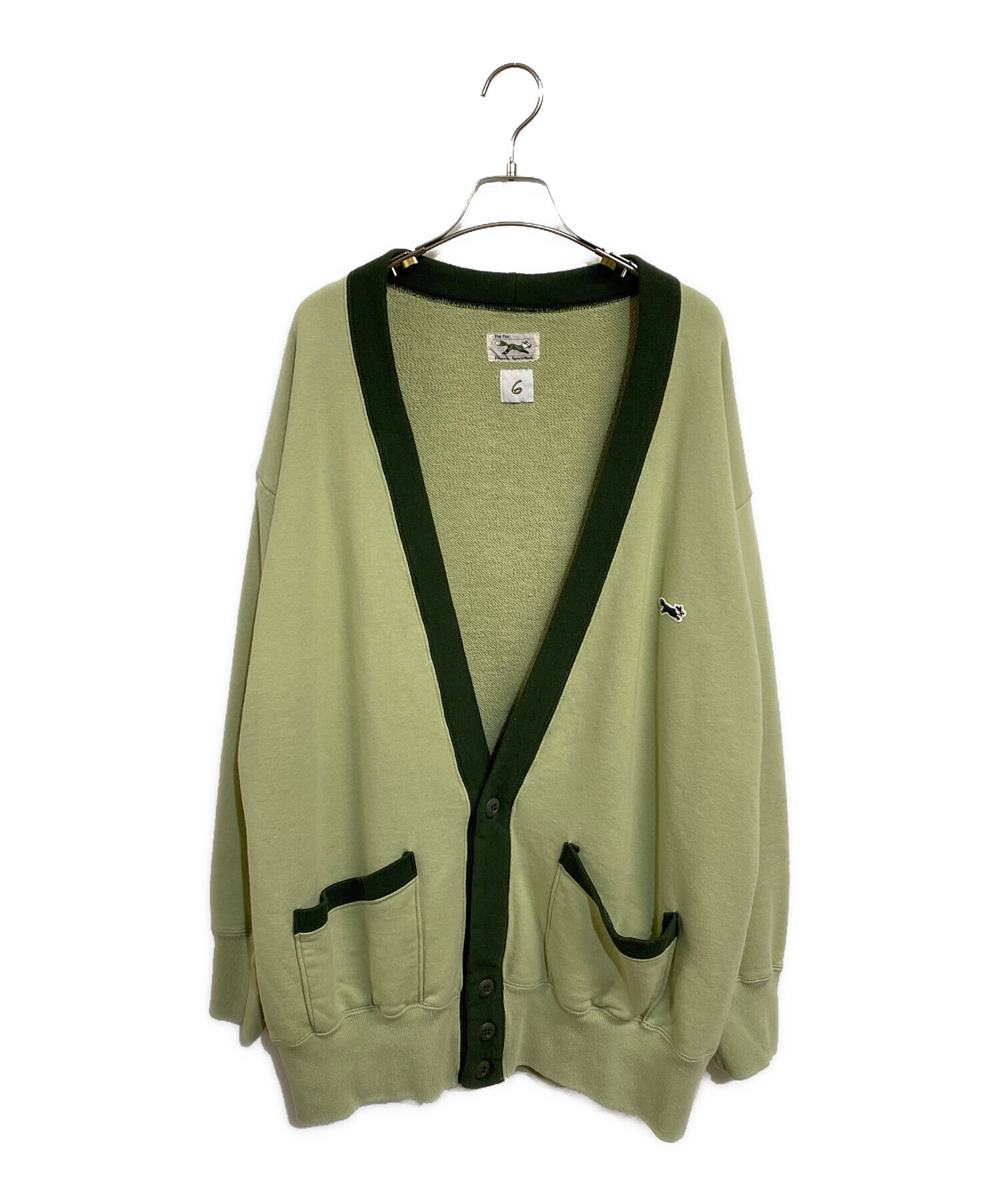 【新品未使用】THE FOX × Roku(6) カーディガン 中古・古着通販】THE FOX (ザフォックス) 6(ROKU) SWEAT CARDIGAN