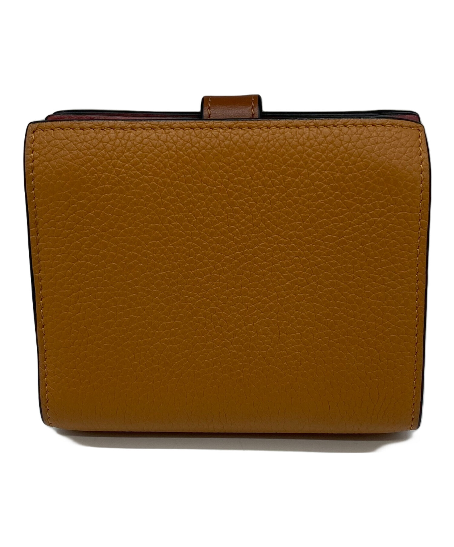中古・古着通販】LOEWE (ロエベ) コンパクトジップウォレット ブラウン 