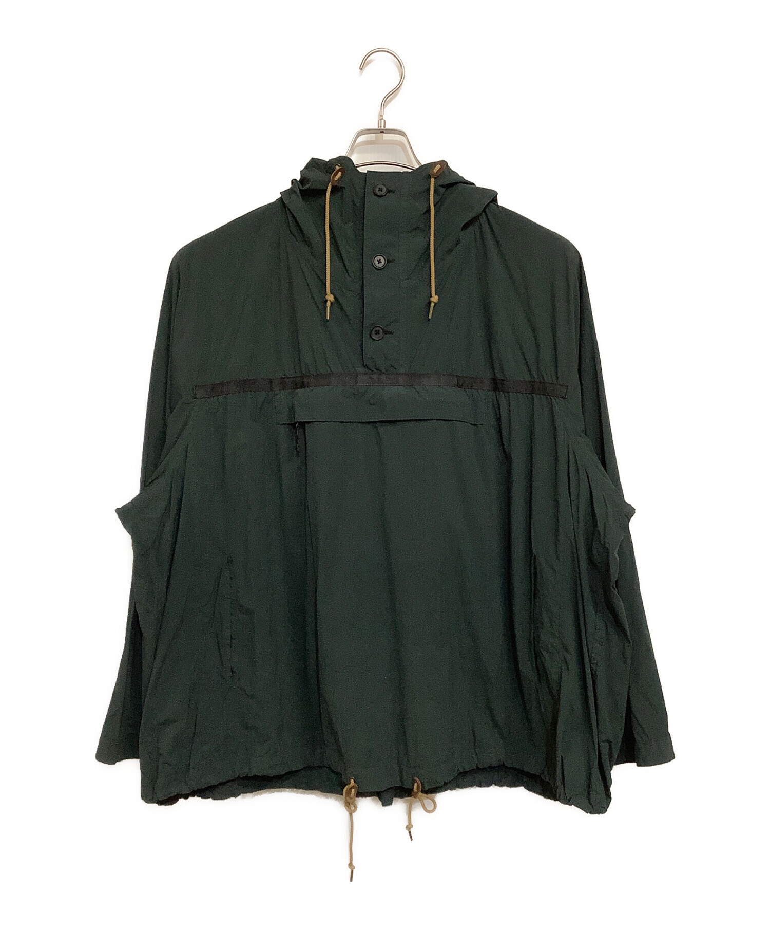 中古・古着通販】KOLOR (カラー) DYED NYLON PULLOVER ANORAK グリーン 