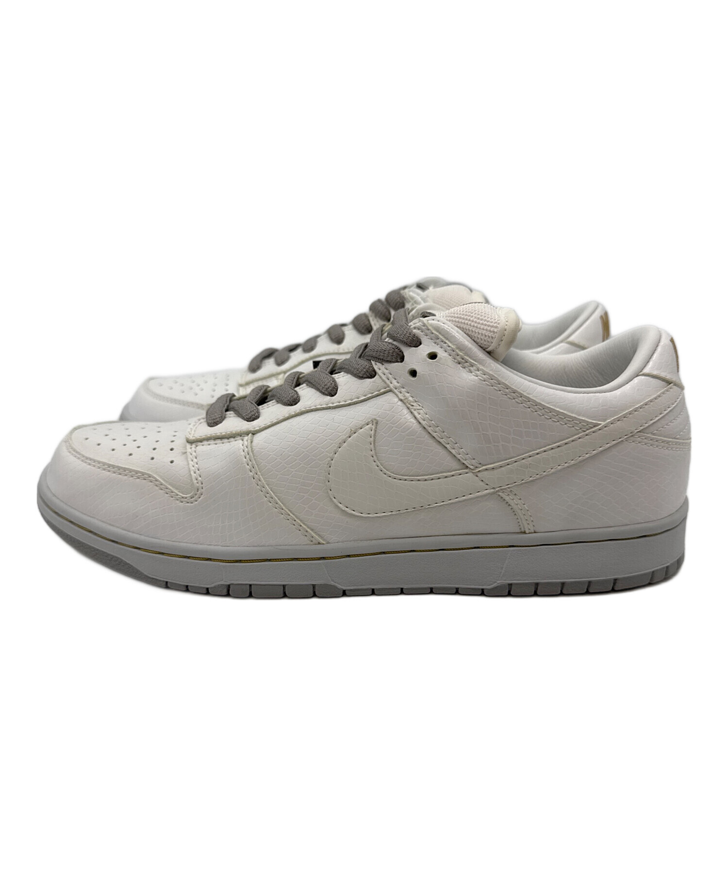 中古・古着通販】NIKE (ナイキ) DUNK LOW PREMIUM SB ホワイト サイズ 