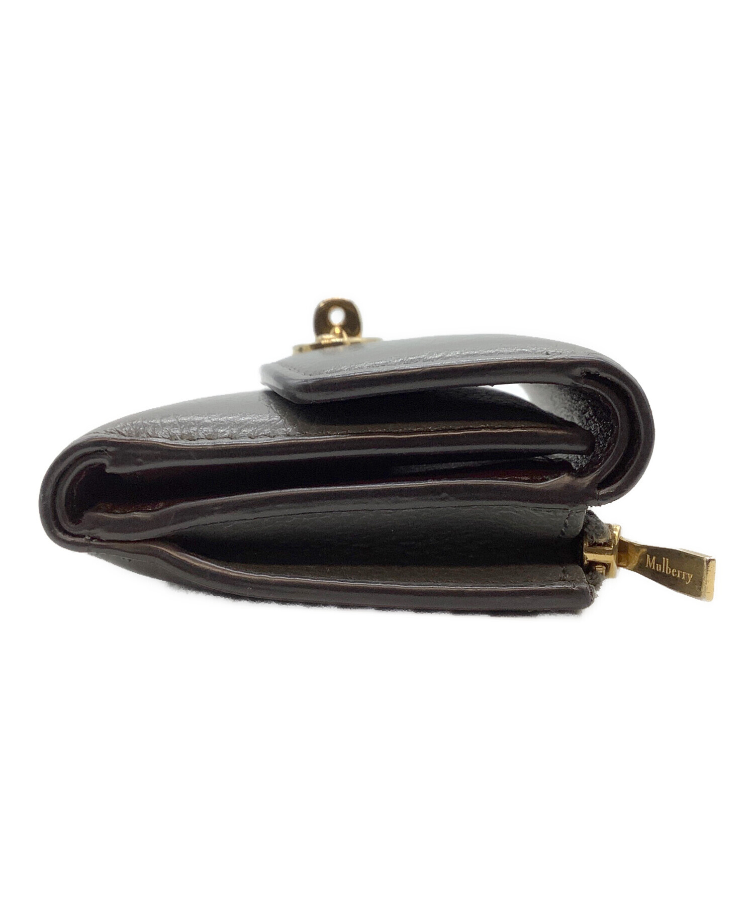 中古・古着通販】MULBERRY (マルベリー) 3つ折り財布 グレー｜ブランド