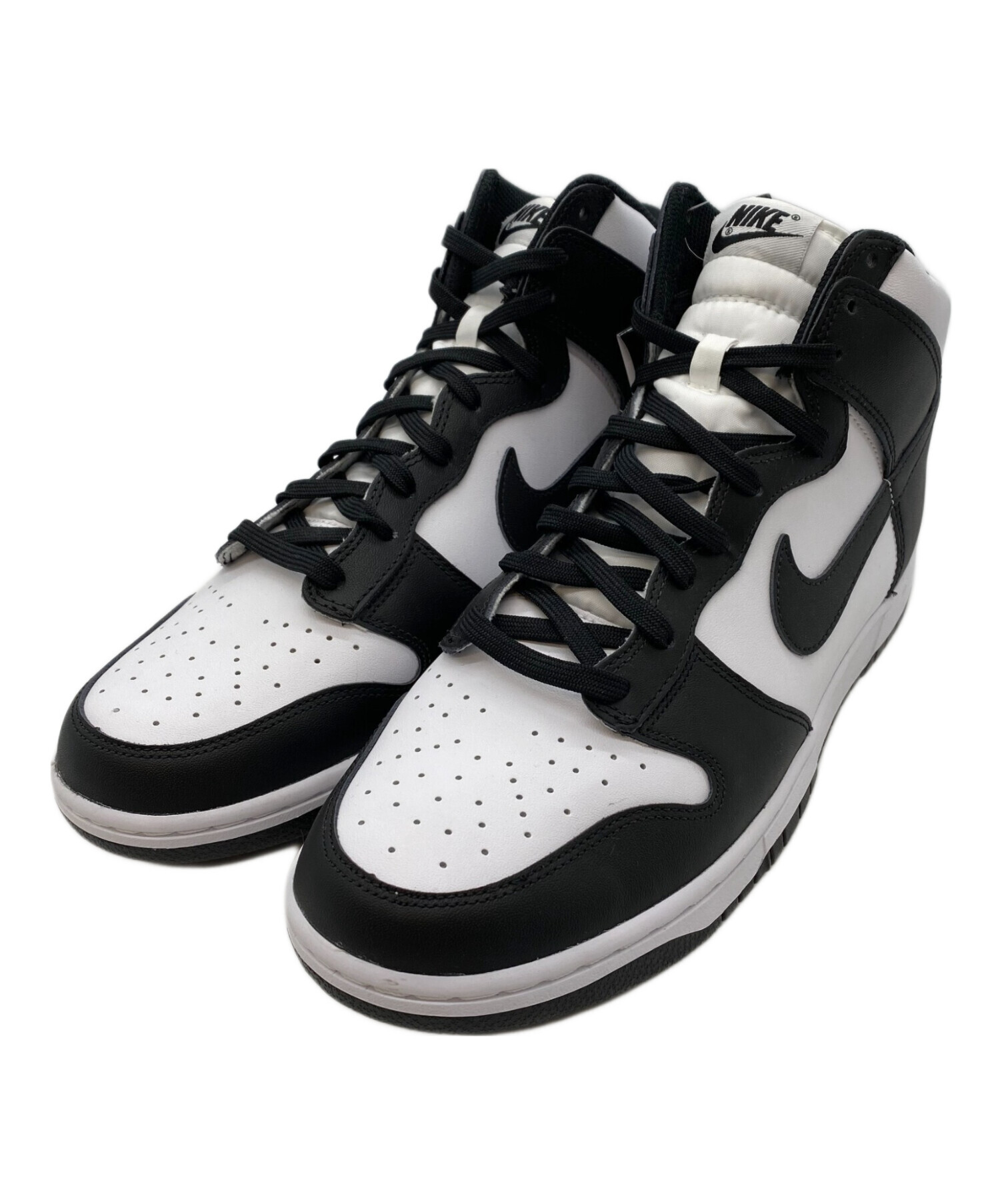中古・古着通販】NIKE (ナイキ) DUNK HI RETRO ブラック×ホワイト 