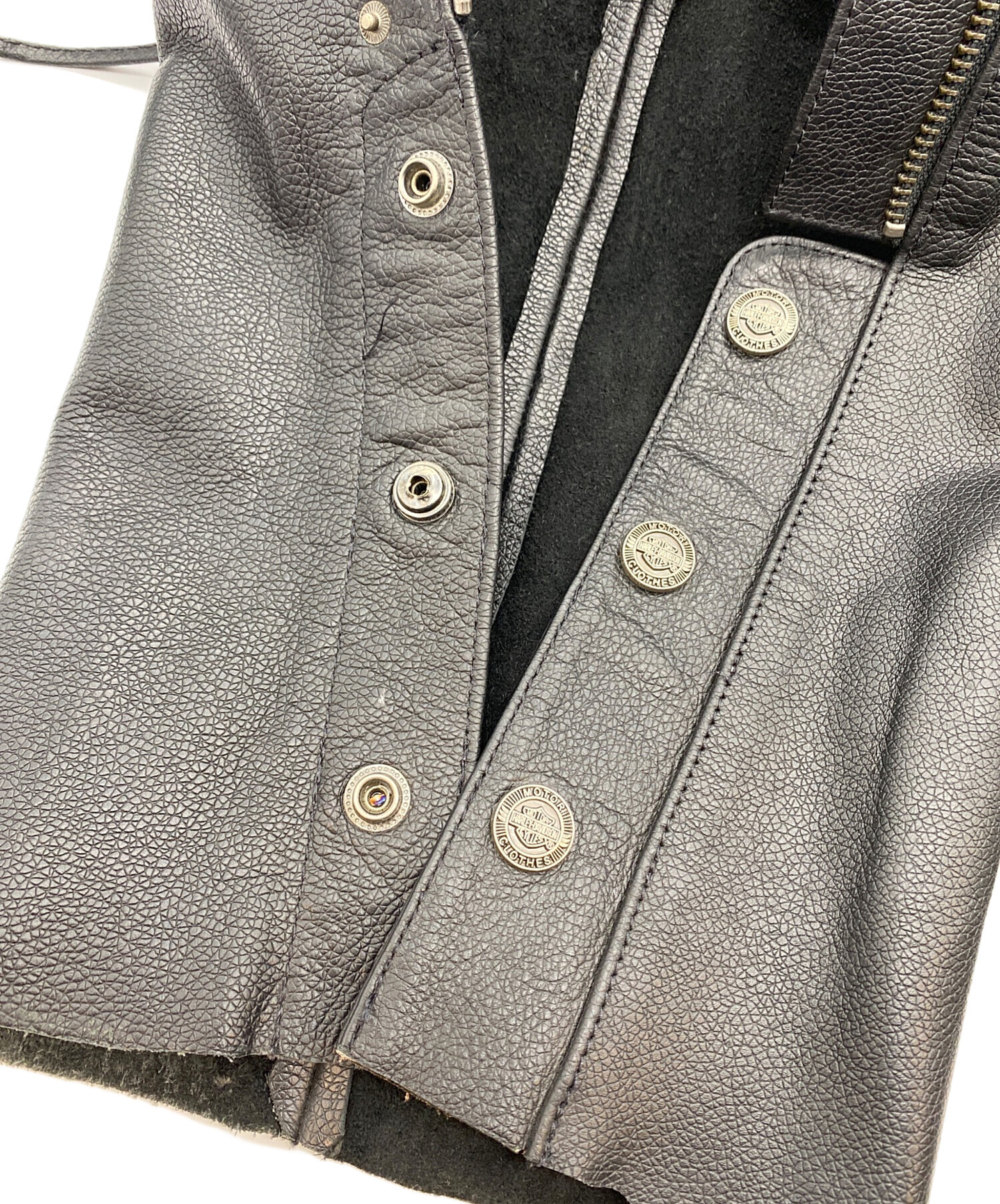中古・古着通販】HARLEY-DAVIDSON (ハーレーダビッドソン) 00's レザー