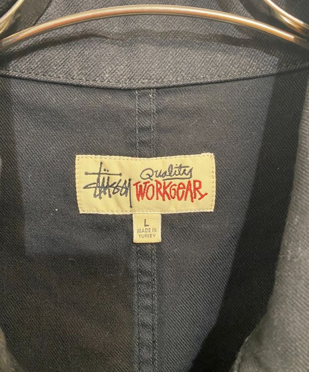 中古・古着通販】stussy (ステューシー) Venus Chore Jacket ブラック