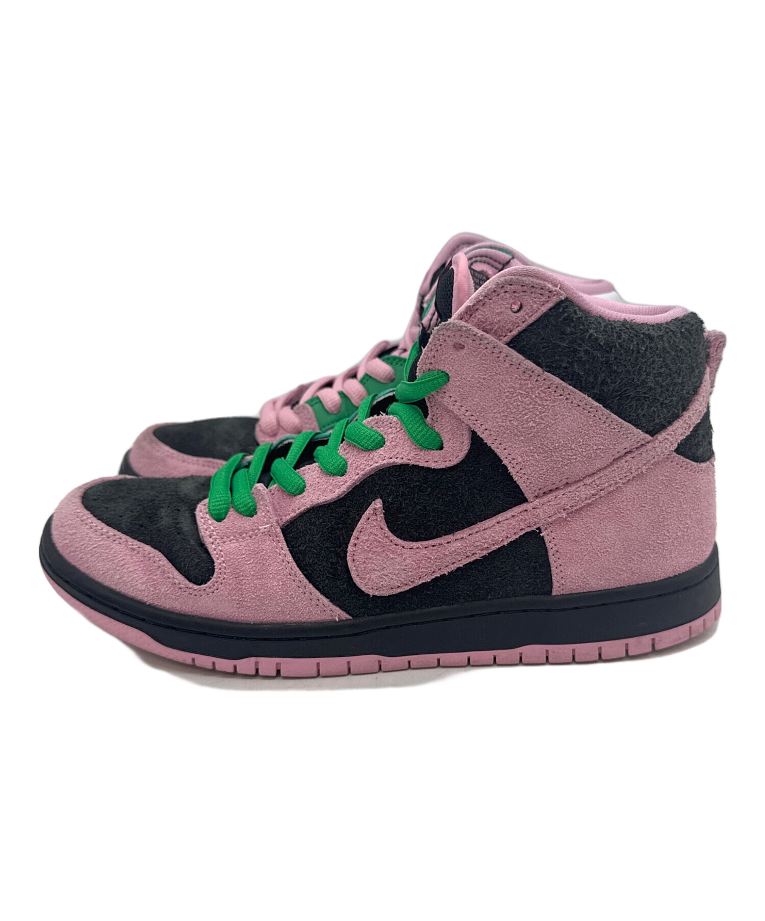 NIKE SB Dunk High グリーン/ピンク