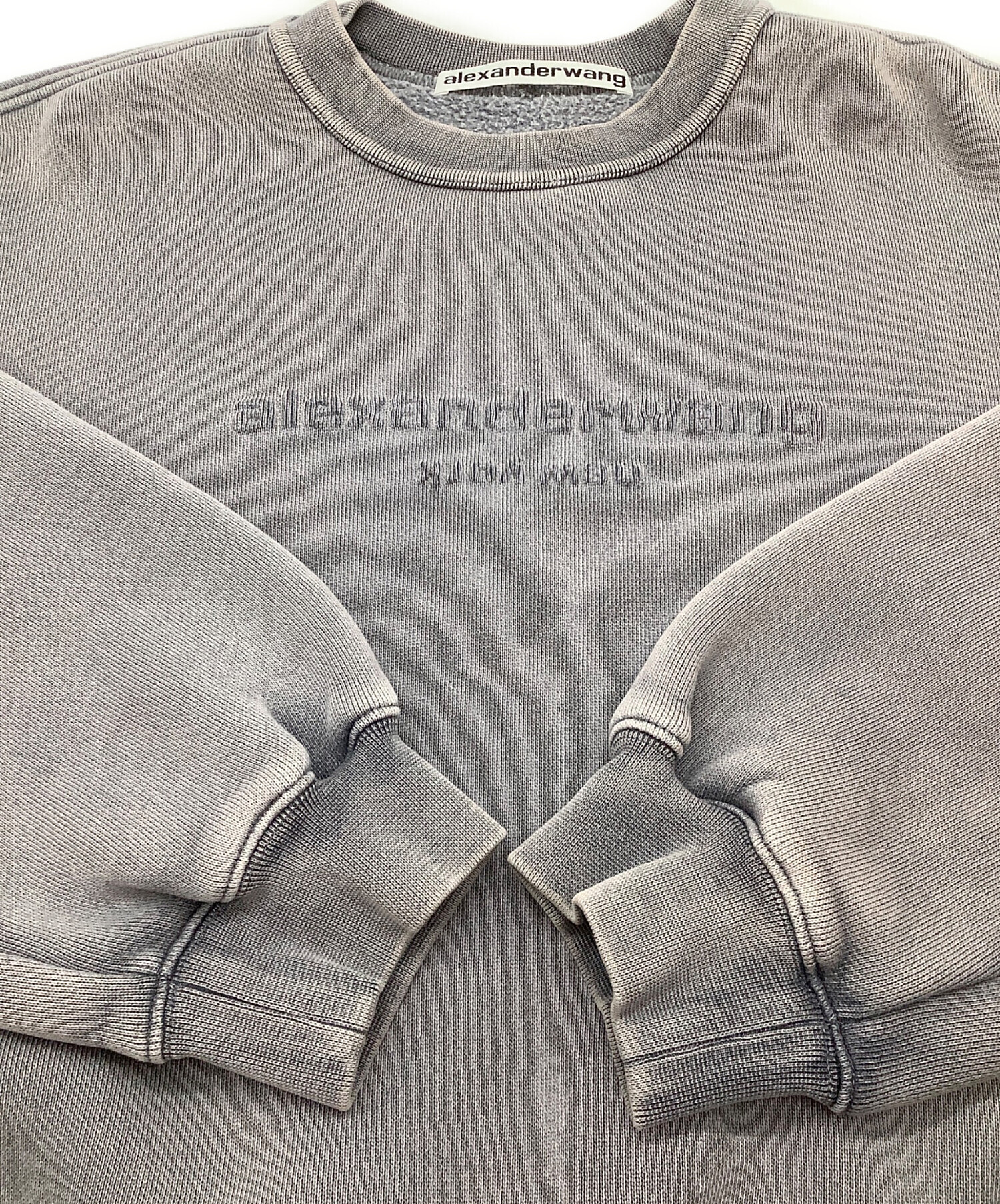 中古・古着通販】ALEXANDER WANG (アレキサンダー・ワン) エンボスロゴ