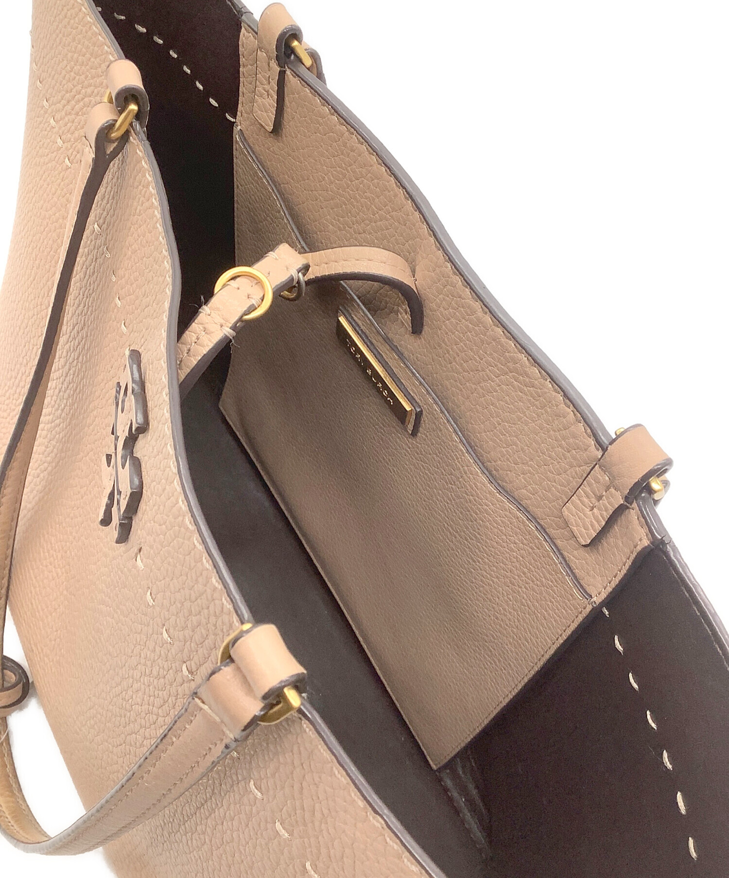 中古・古着通販】TORY BURCH (トリーバーチ) タッセルトートバッグ 