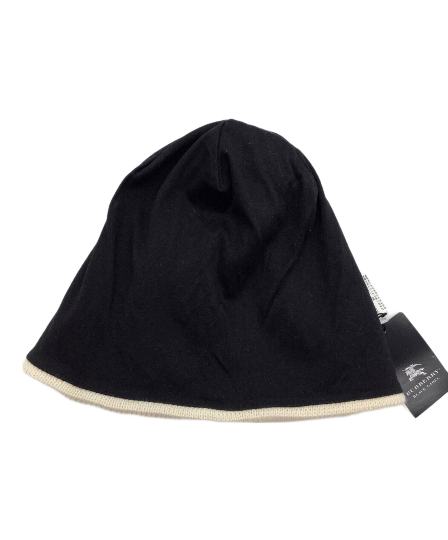 BURBERRY ブラック ニット帽 54-61cm BURBERRY バーバリー ニット帽