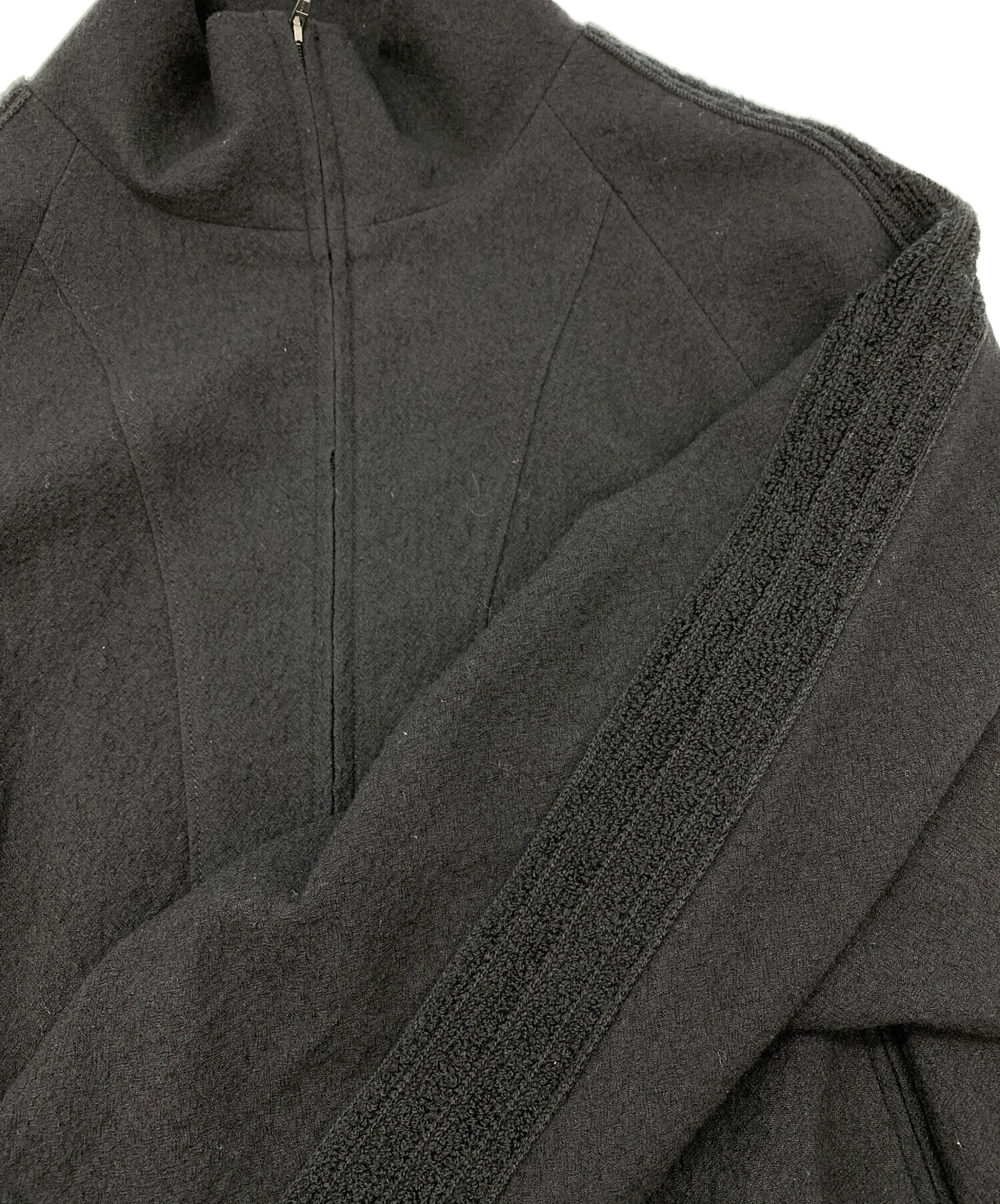 中古・古着通販】LIDnM (リドム) CROCHET BLADE WOOL BL ブラック