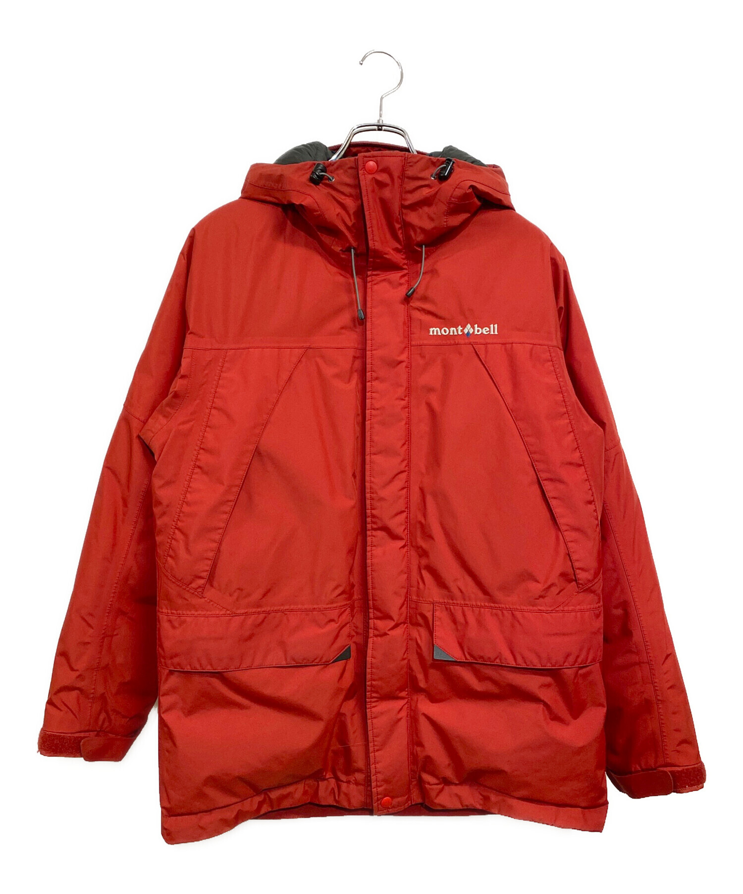 oos OLDレッド ダウンジャケットモンベル似 old mont-bell モンベル 