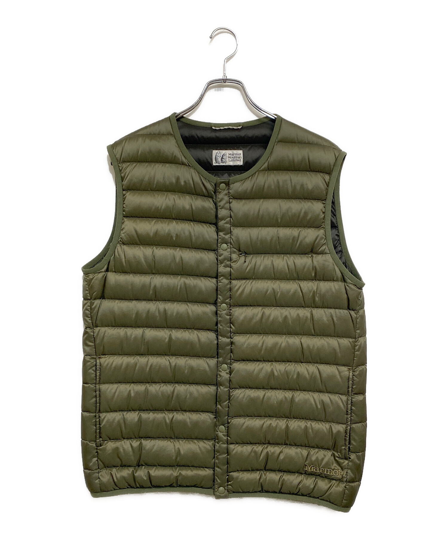 beams × marmot 別注 ダウンベスト BEAMS別注 marmot ダウンベスト 黒