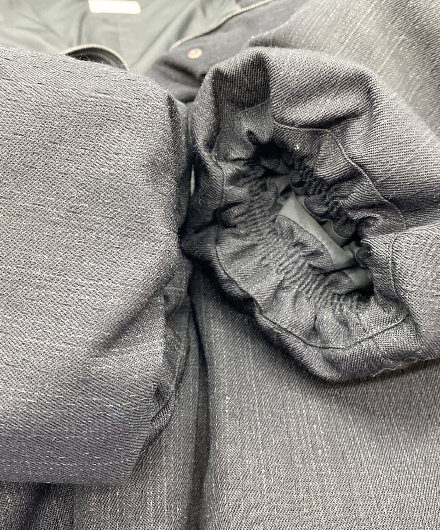 中古・古着通販】LIDnM (リドム) WOOL DOBBY PUFFER ブラック サイズ