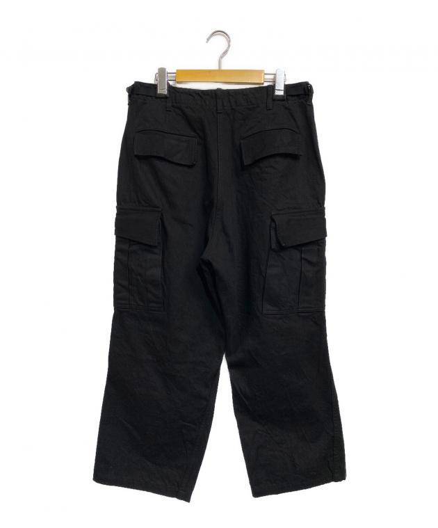 中古・古着通販】COMOLI (コモリ) ブラックデニム B.D.U パンツ 