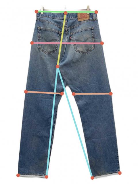 中古・古着通販】LEVI'S 522 (リーバイス522) 00'sデニムパンツ
