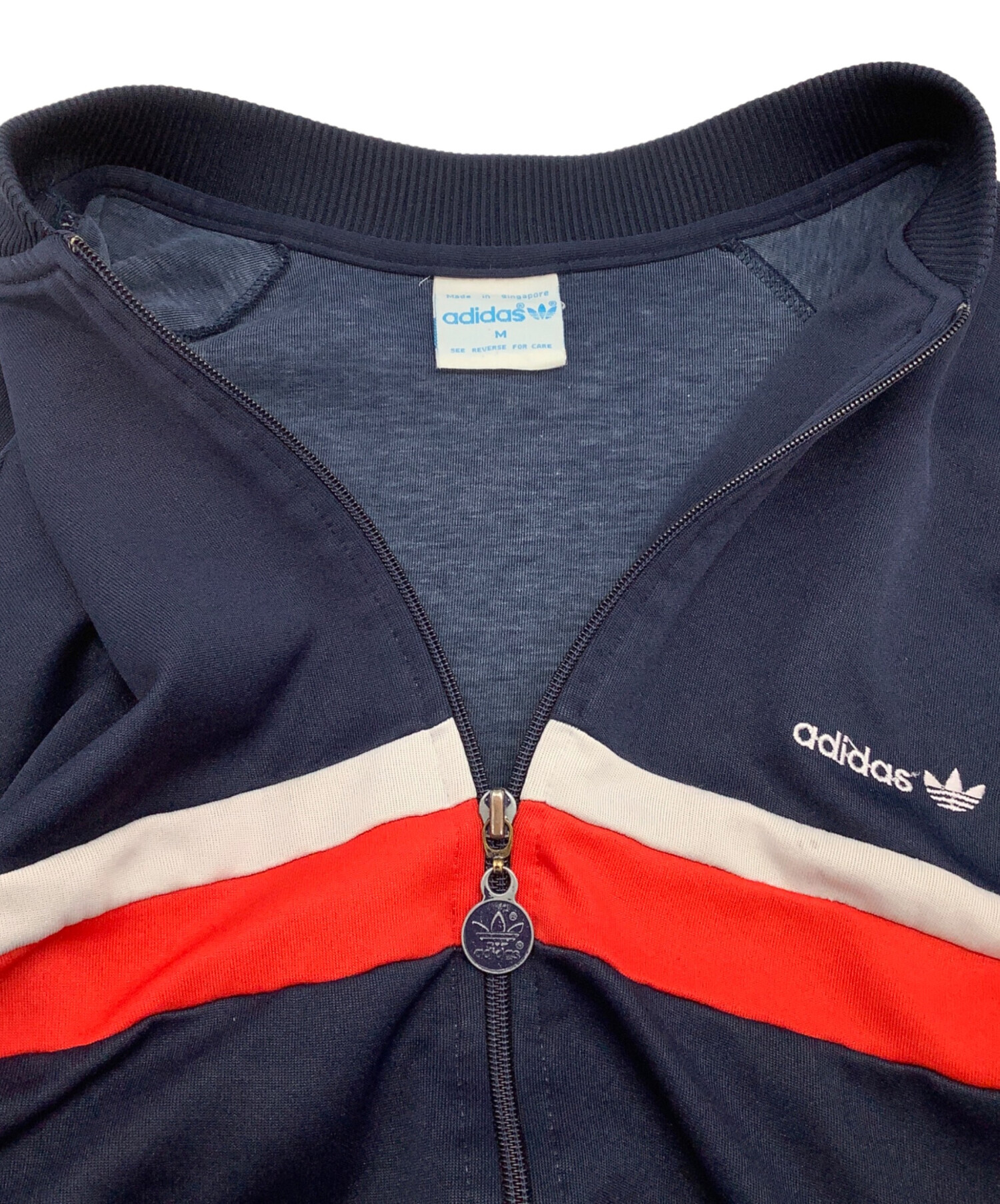 70's 80'sヴィンテージ　adidas ブルー　ジップアップジャケット 70's 80'sヴィンテージ adidas ブルー ジップアップジャケット 70's