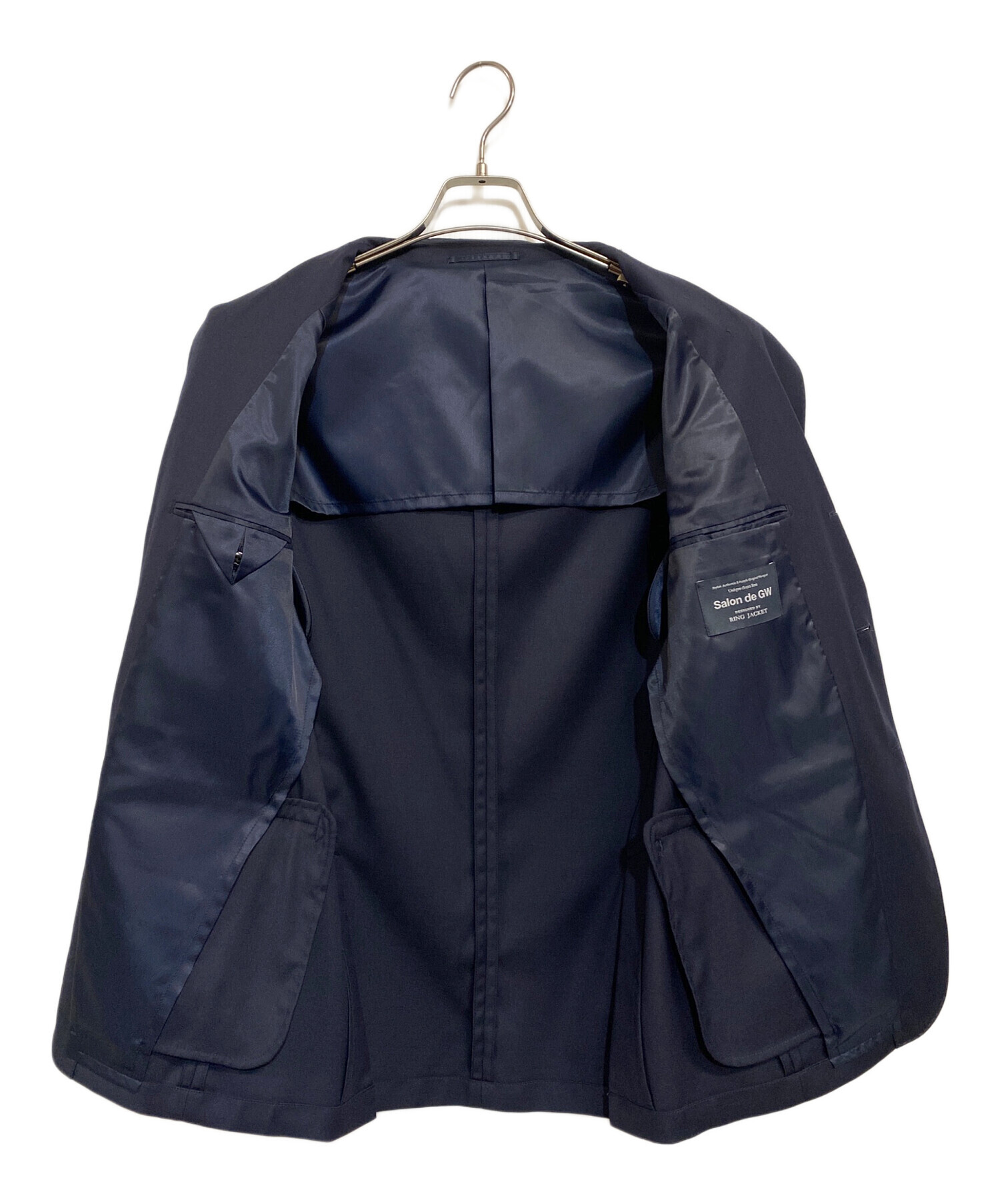 XLサイズ☆リングヂャケット Salon de GW スーツ セットアップ 紺 楽天