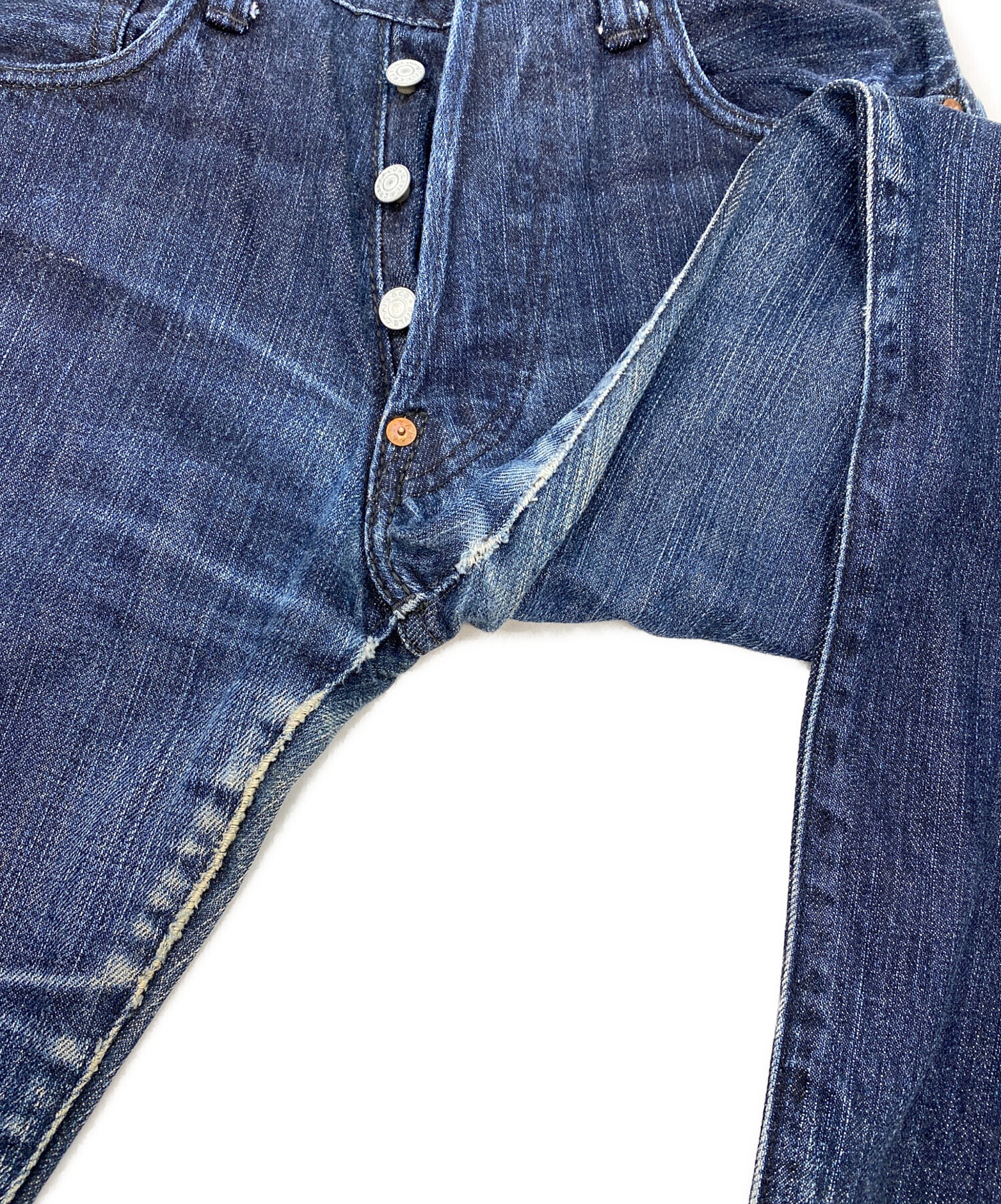 中古・古着通販】EVISU (エヴィス) ボタンフライデニムパンツ