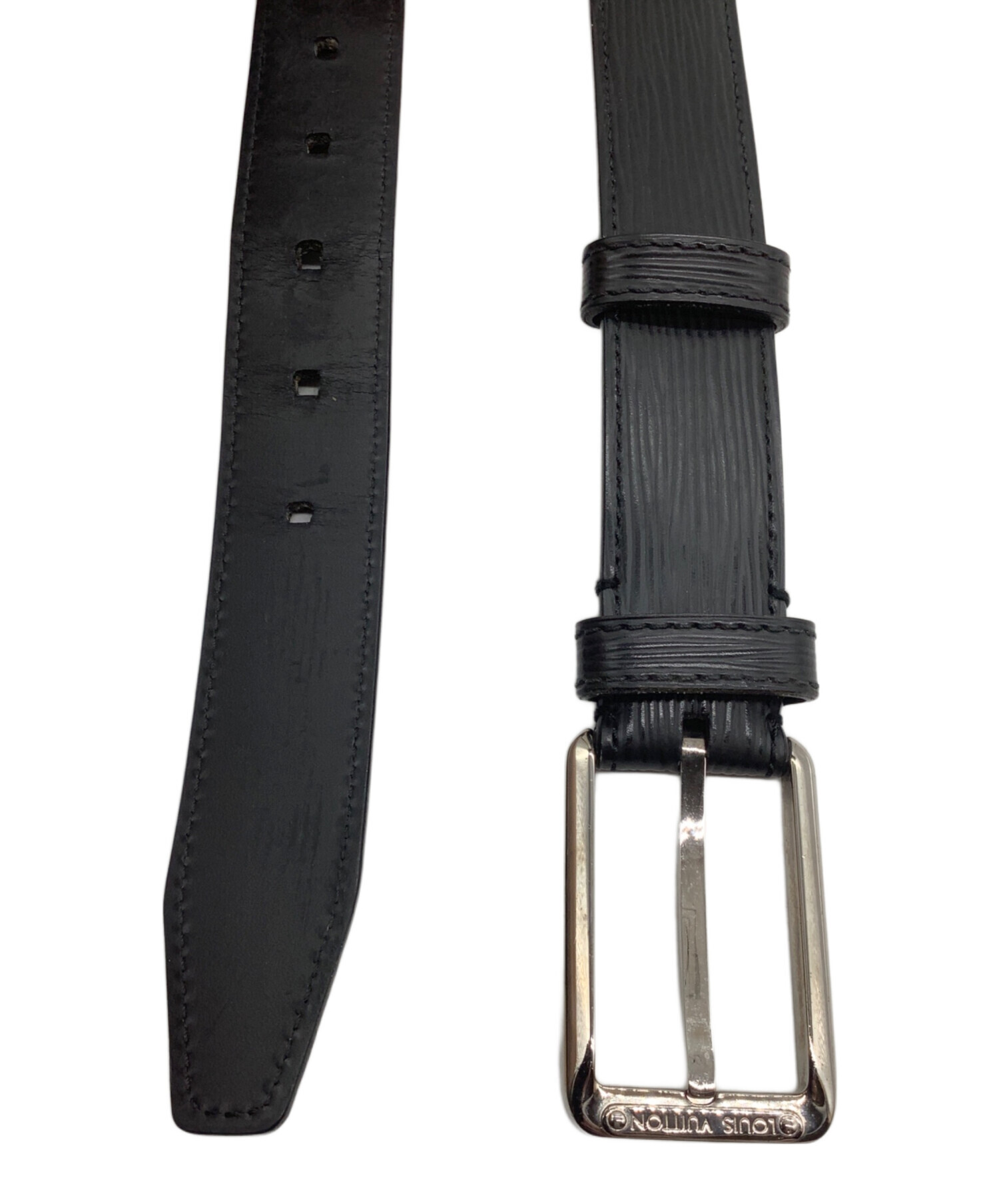 ヴィトンベルト 中古・古着通販】LOUIS VUITTON (ルイ ヴィトン) ベルト ブラック