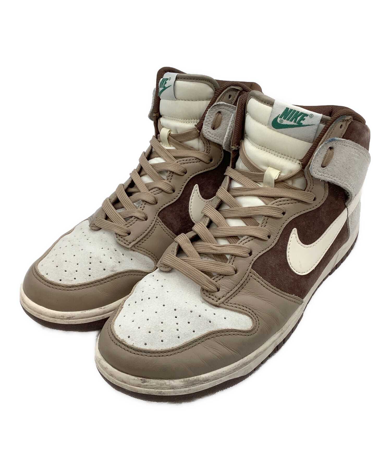 中古・古着通販】NIKE (ナイキ) Dunk High PRM ブラウン サイズ:28cm 