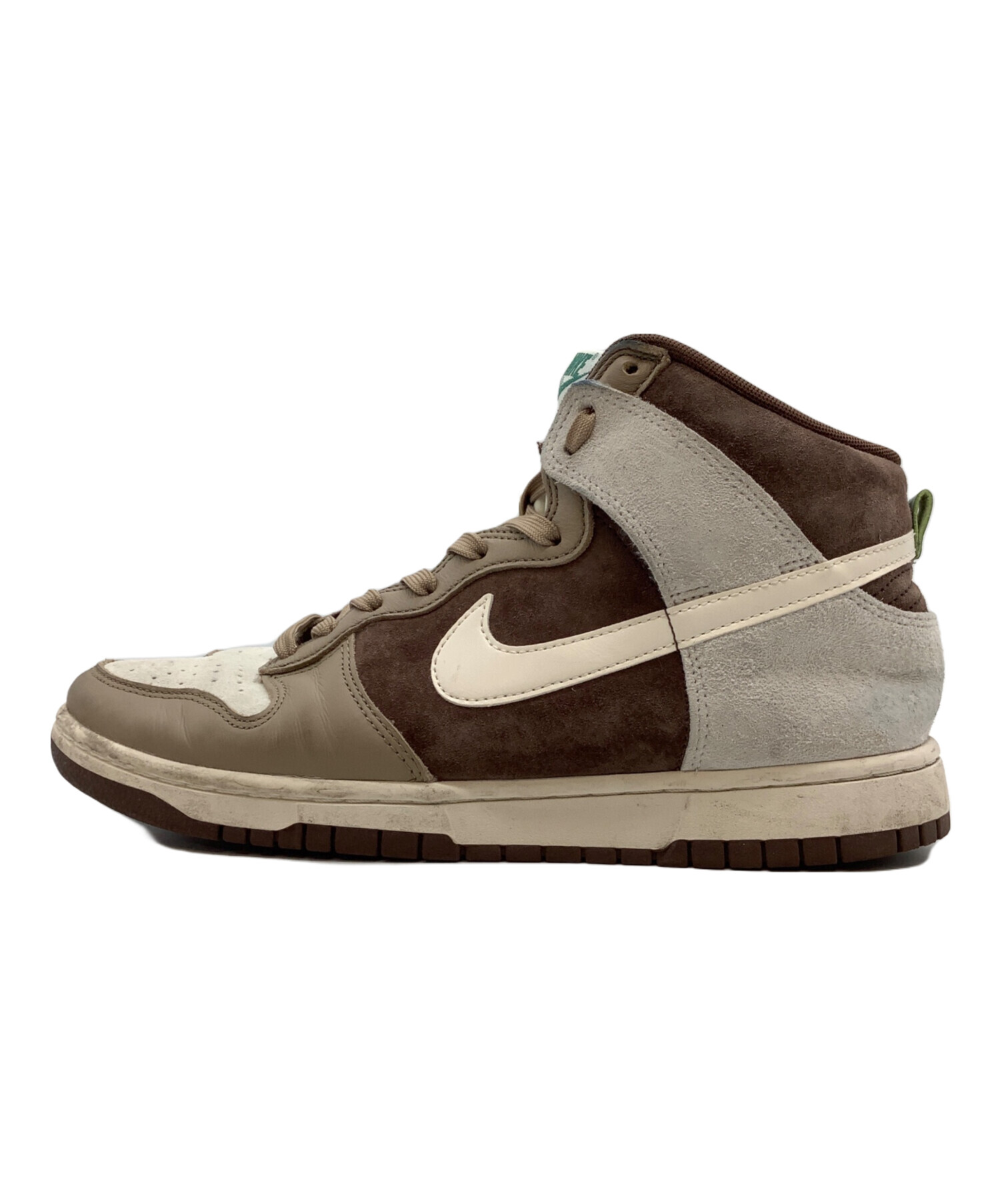 中古・古着通販】NIKE (ナイキ) Dunk High PRM ブラウン サイズ:28cm 