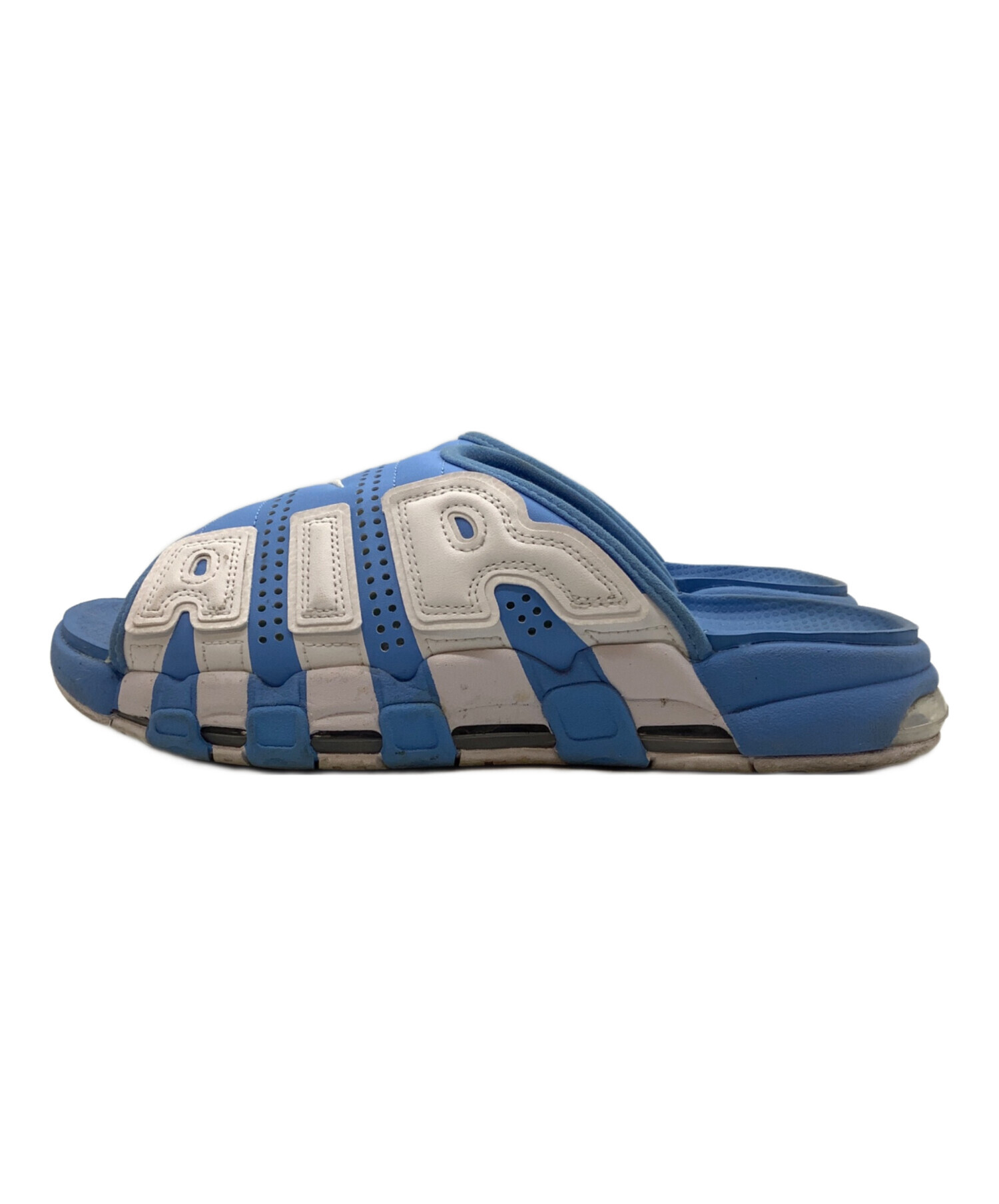 中古・古着通販】NIKE (ナイキ) Air More Uptempo Slide ブルー サイズ 