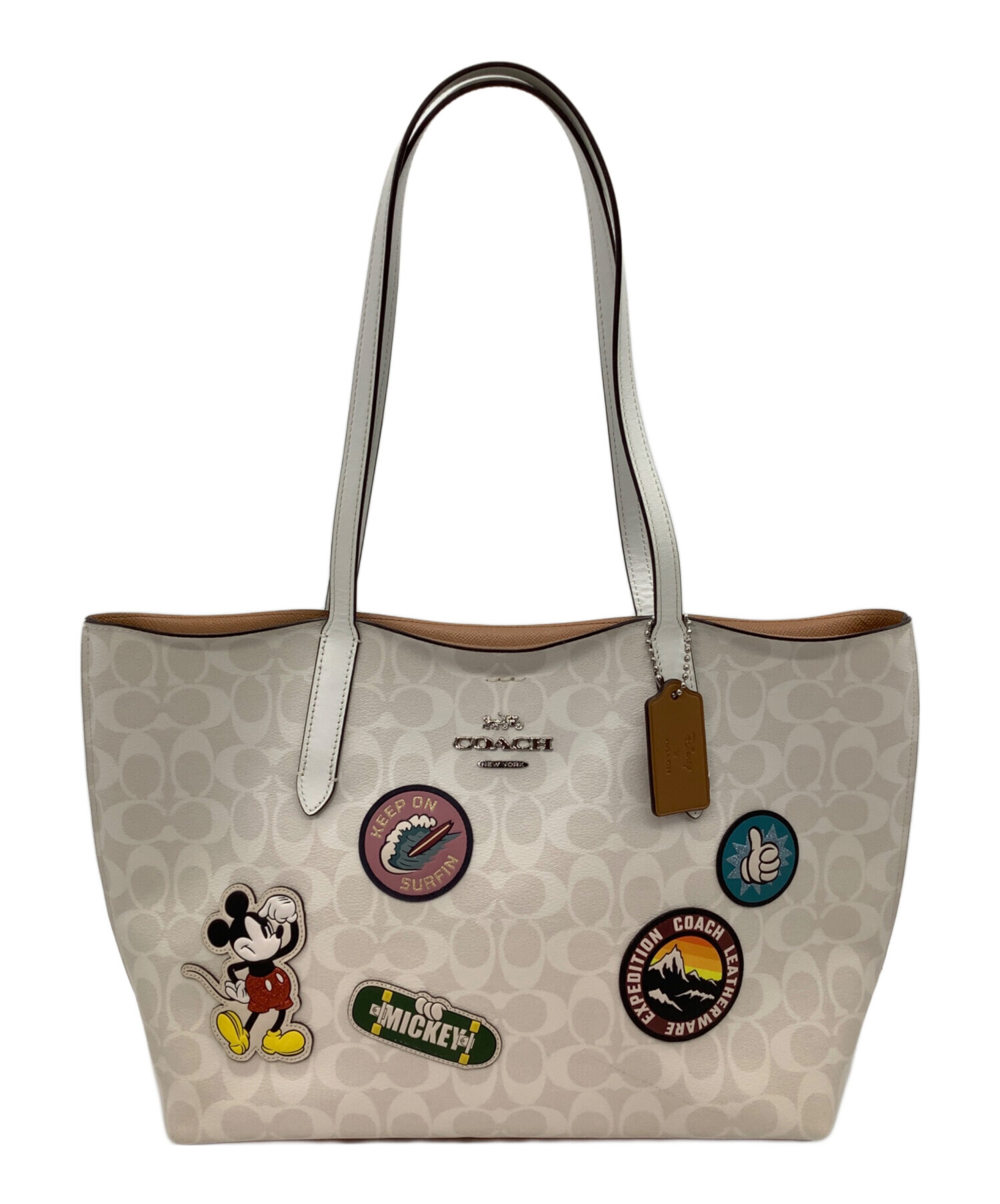 中古・古着通販】COACH (コーチ) DISNEY (ディズニー) トートバッグ 