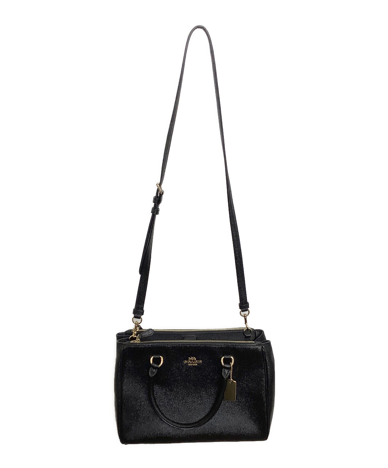 本物COACH 2wayバッグ 中古・古着通販】COACH (コーチ) 2WAYバッグ レッド｜ブランド・古着