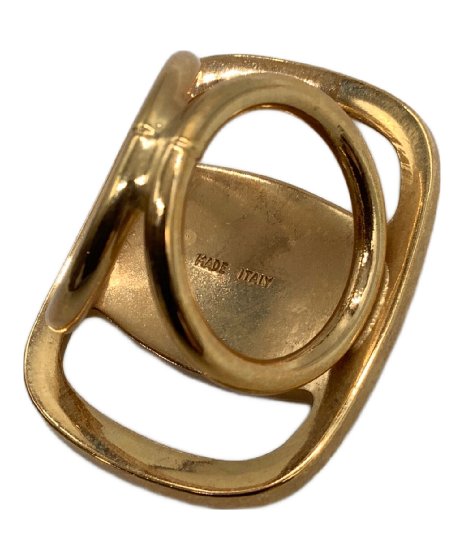 中古・古着通販】Ferragamo (フェラガモ) スカーフリング ゴールド 