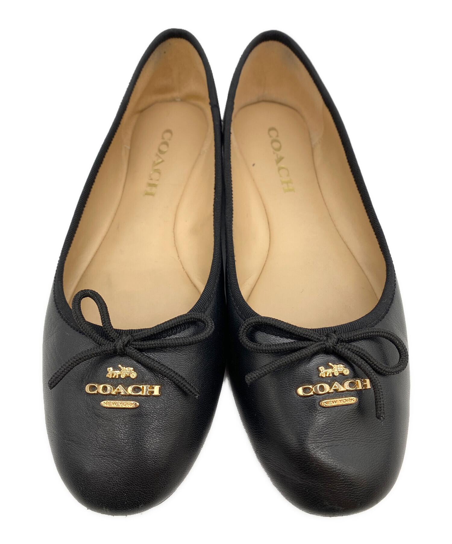 中古・古着通販】COACH (コーチ) バレエシューズ インディゴ サイズ