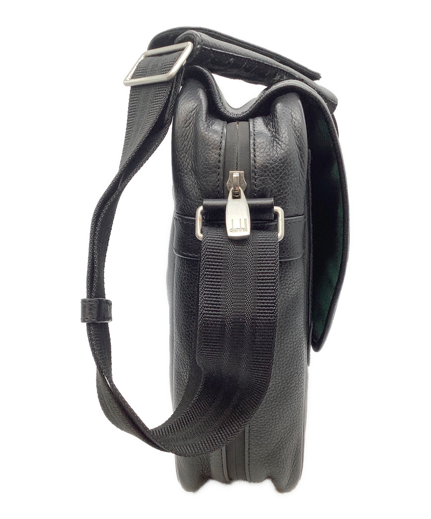 中古・古着通販】dunhill (ダンヒル) メッセンジャーバッグ ブラック 