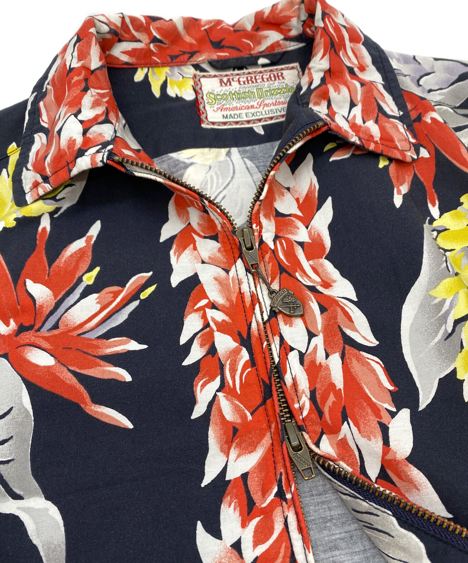 中古・古着通販】McGREGOR (マクレガー) 花柄ドリズラージャケット