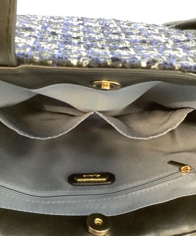 中古・古着通販】DIANA (ダイアナ) フリルツイードハンドバッグ