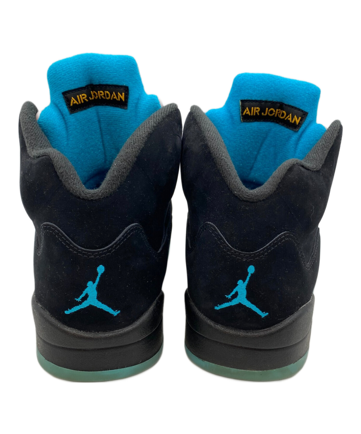 中古・古着通販】NIKE (ナイキ) Air Jordan 5 Aqua ブラック×ブルー 
