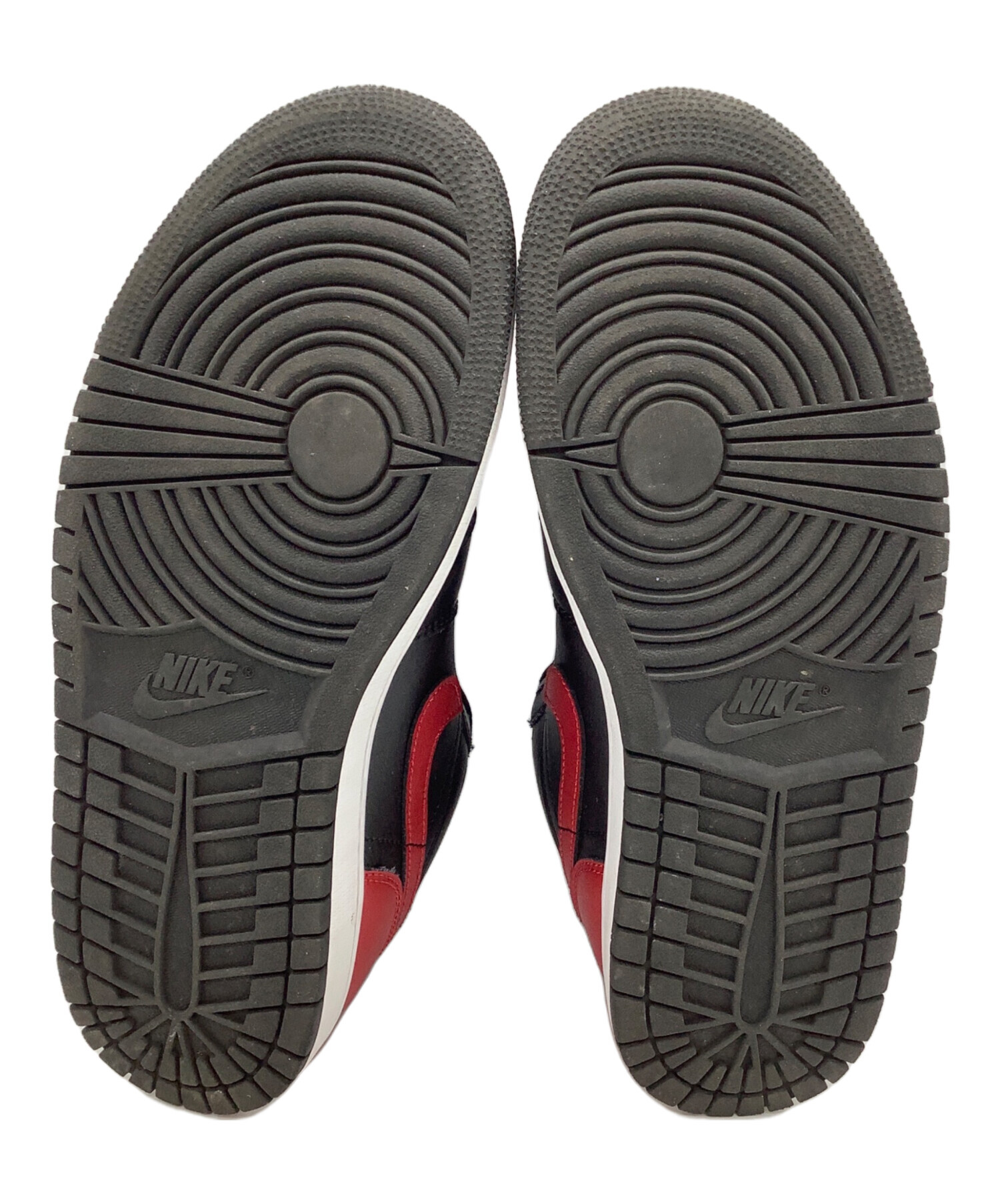 中古・古着通販】NIKE (ナイキ) AIR JORDAN 1 LOW レッド×ブラック 