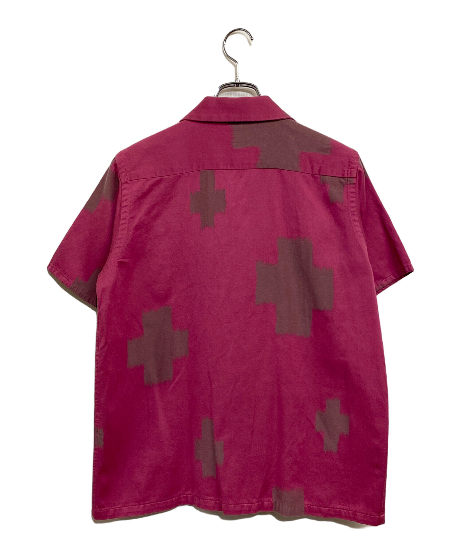 Needles 半袖シャツ ピンク/グレー 柄物 中古・古着通販】Needles (ニードルズ) S/S One-Up Shirt -C/L Kimono