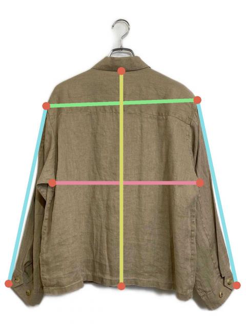 リネンミリタリージャケット　ジャーナルスタンダード JOURNAL STANDARD リネンミリタリージャケット 黒