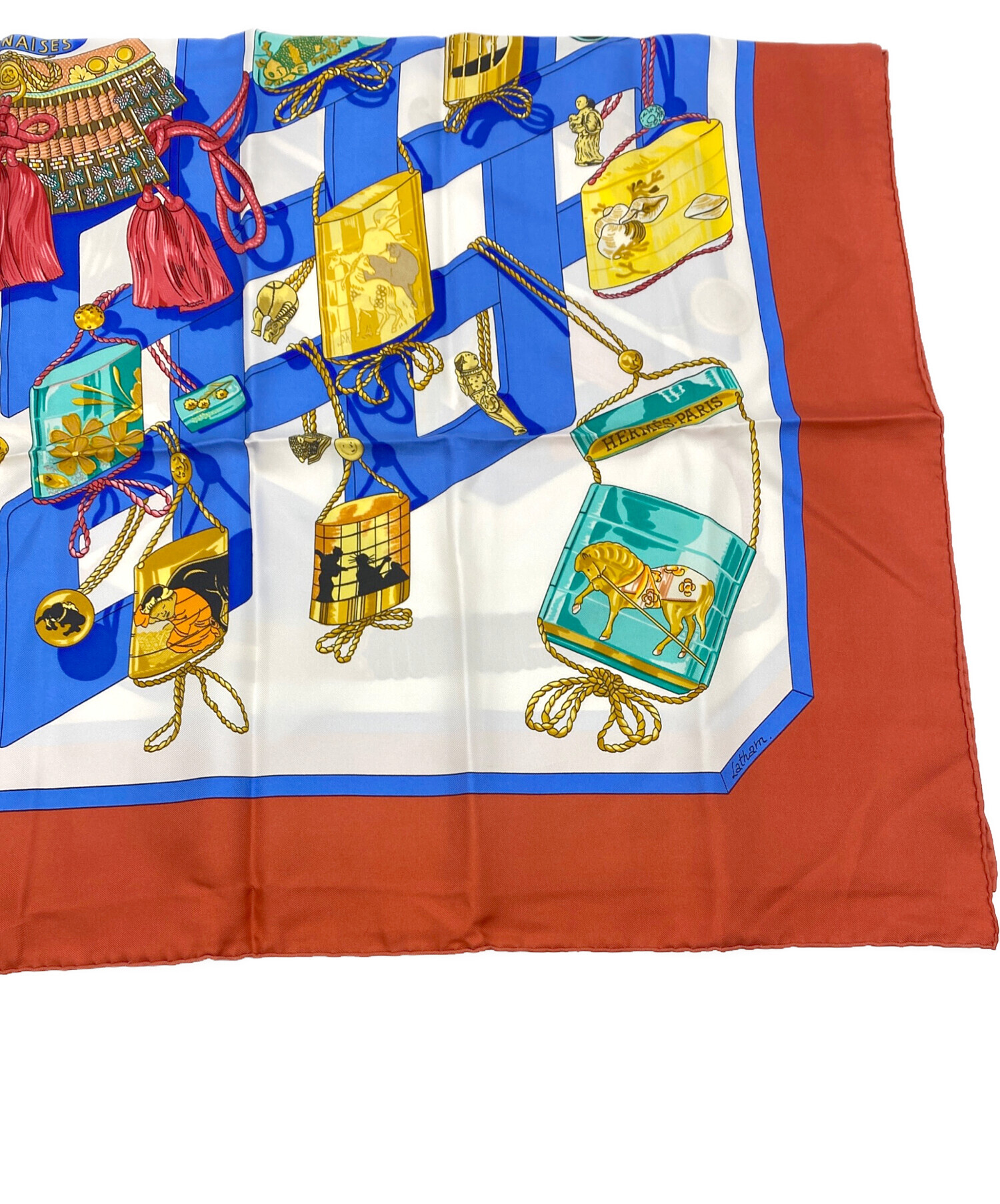 エルメス HERMES「REVERIES JAPONAISES」スカーフ | ヤマダウェブコム