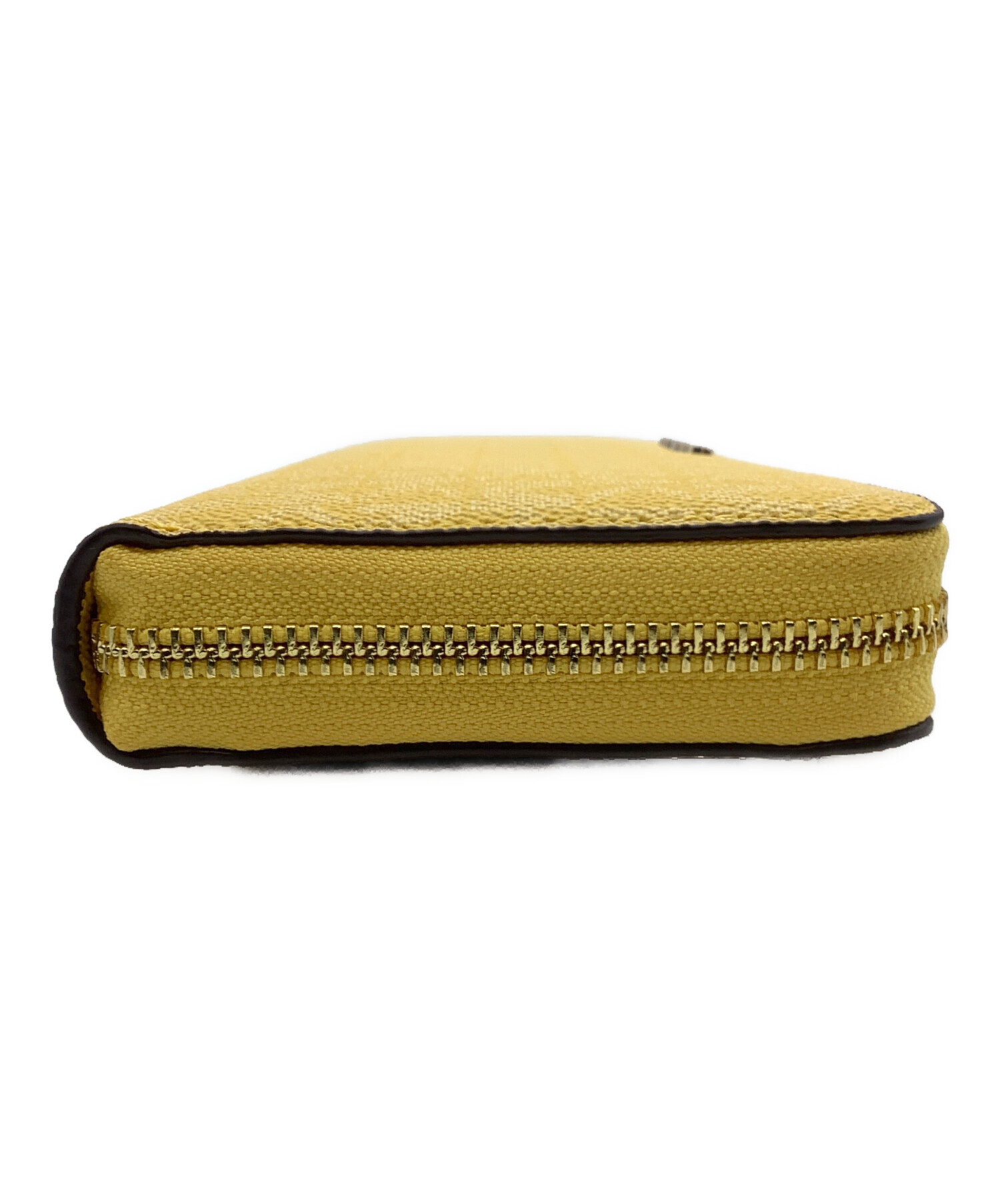 中古・古着通販】MICHAEL KORS (マイケル・コース) 長財布 イエロー 