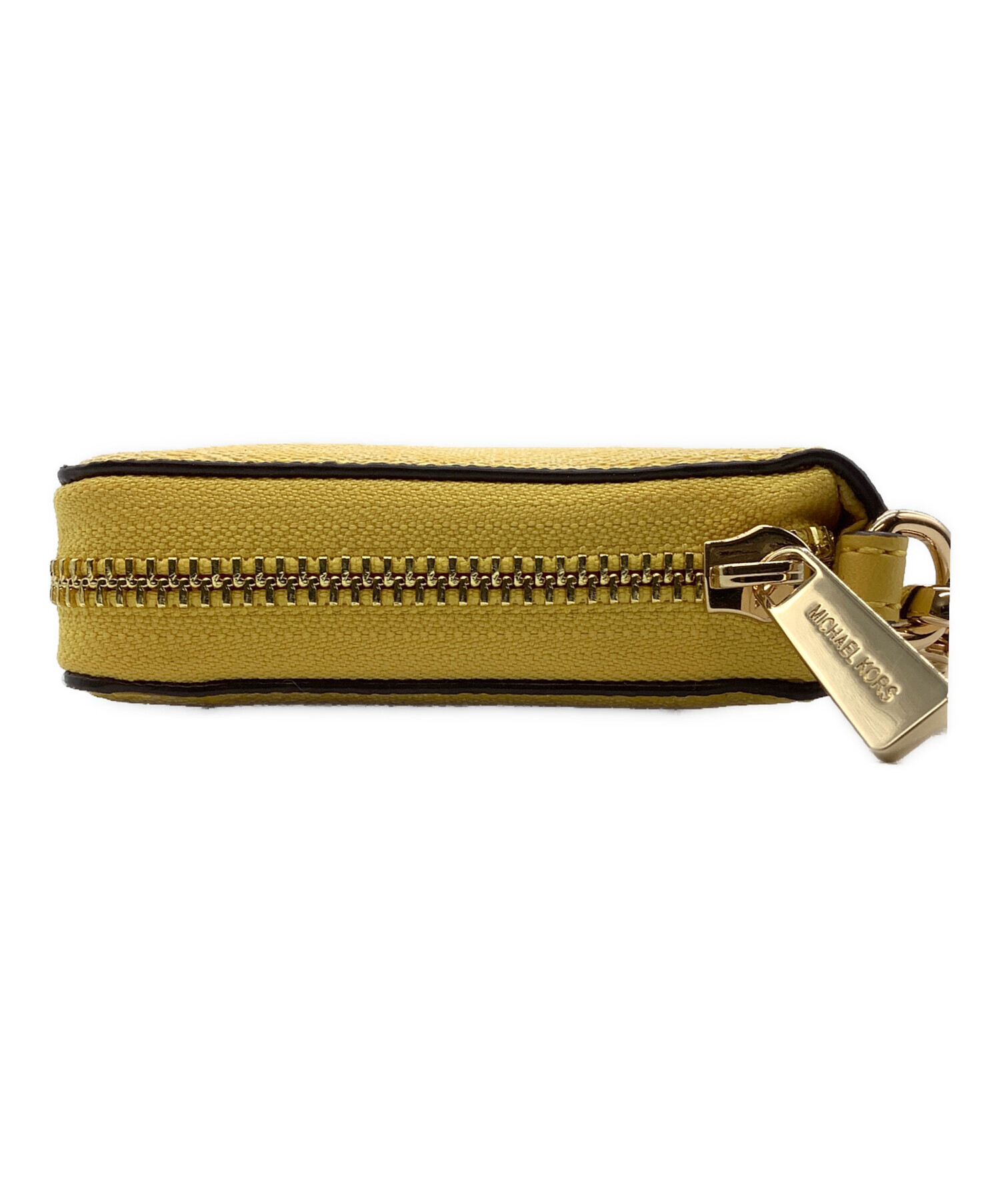 中古・古着通販】MICHAEL KORS (マイケル・コース) 長財布 イエロー 