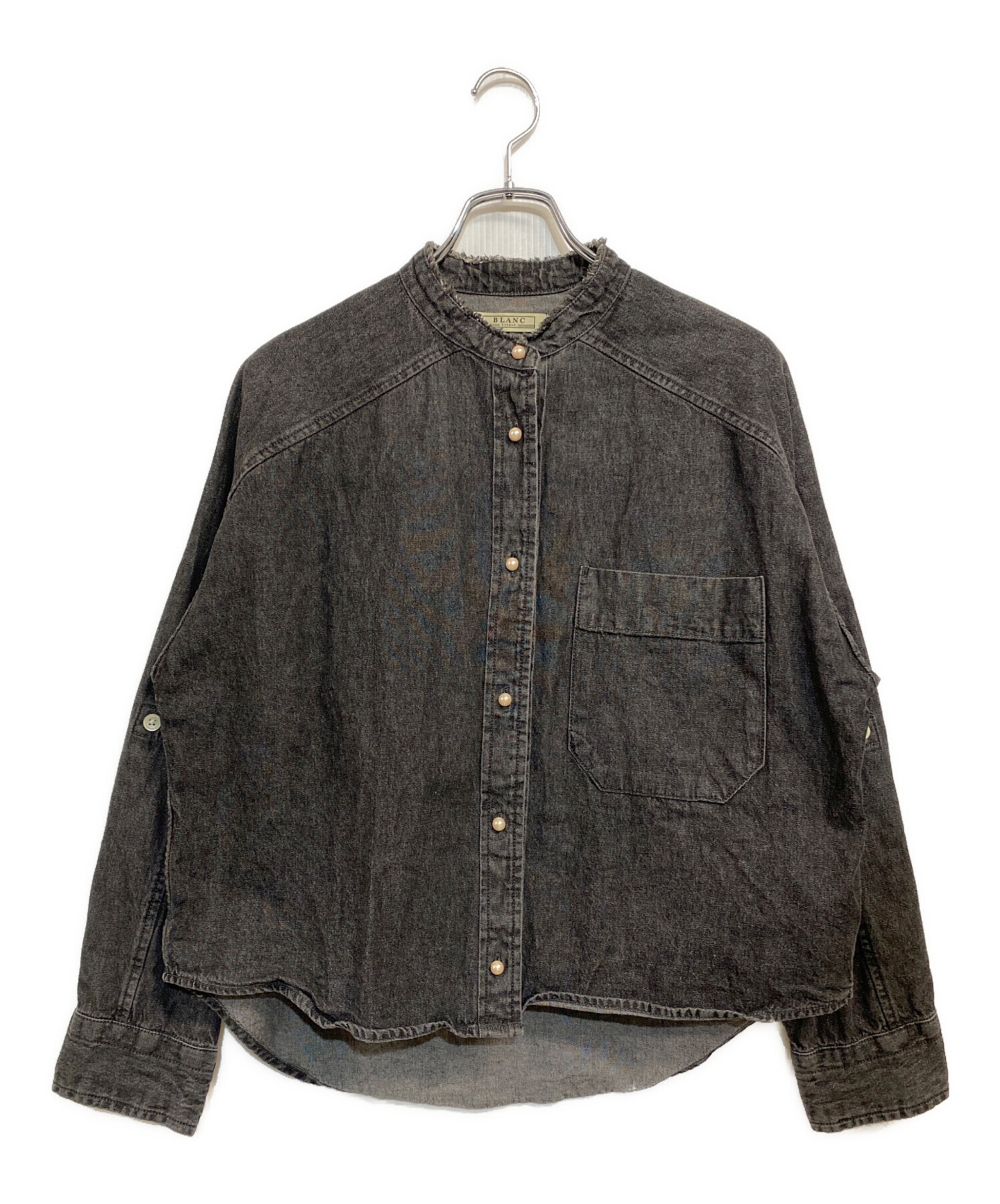 中古・古着通販】blanc basque (ブランバスク) パールボタンデニム