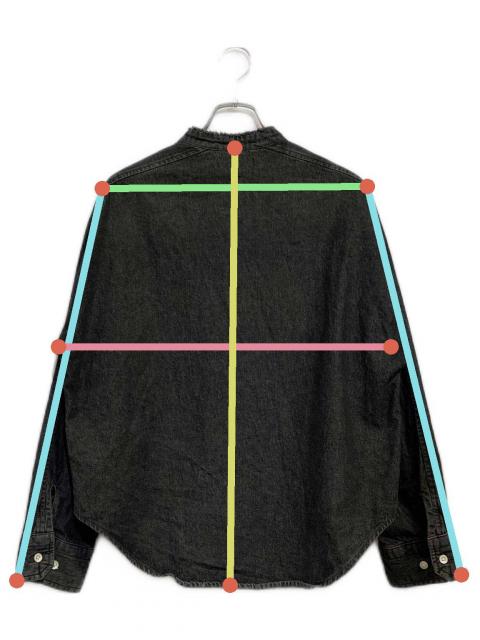 中古・古着通販】blanc basque (ブランバスク) 長袖シャツ ブラック